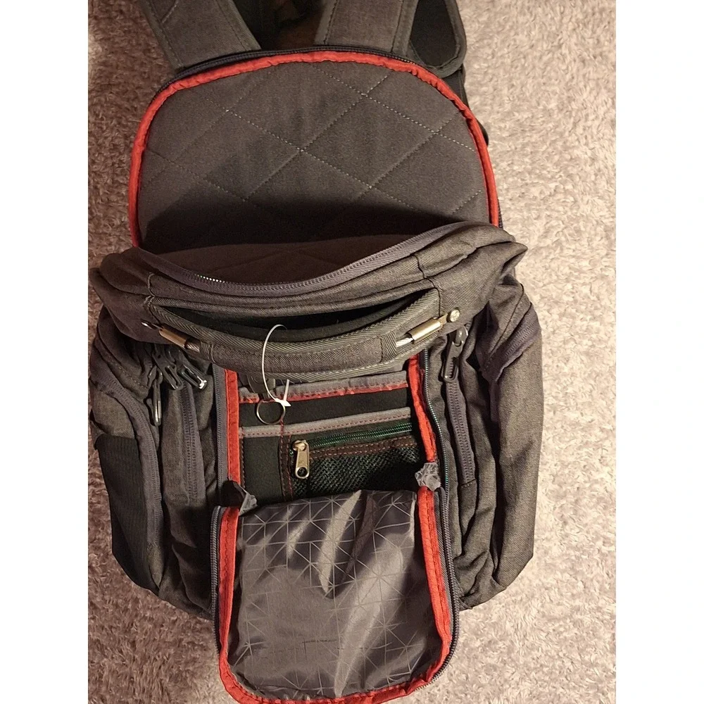 High Sierra Gray Backpack RE KELLEY Heavy Duty Laptop Bag School Travel Like New